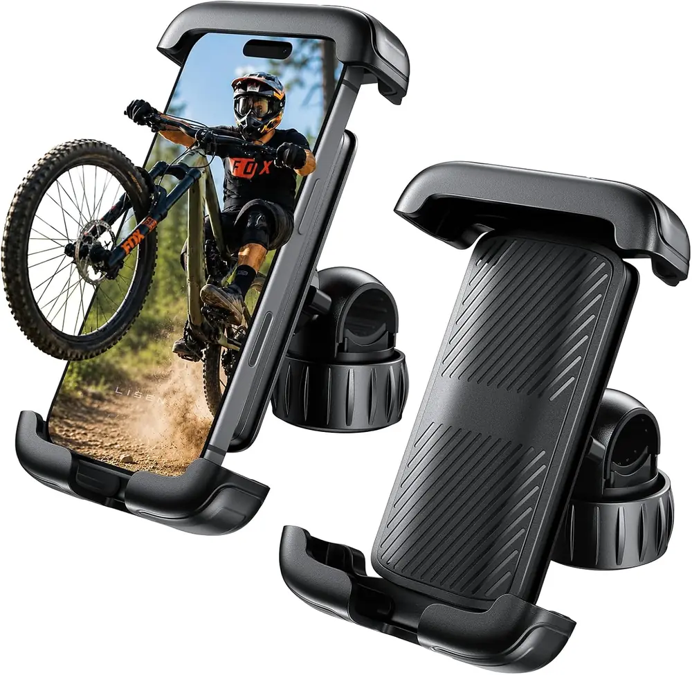 LISEN Bike Phone Holder - Black 2 · 2 Count