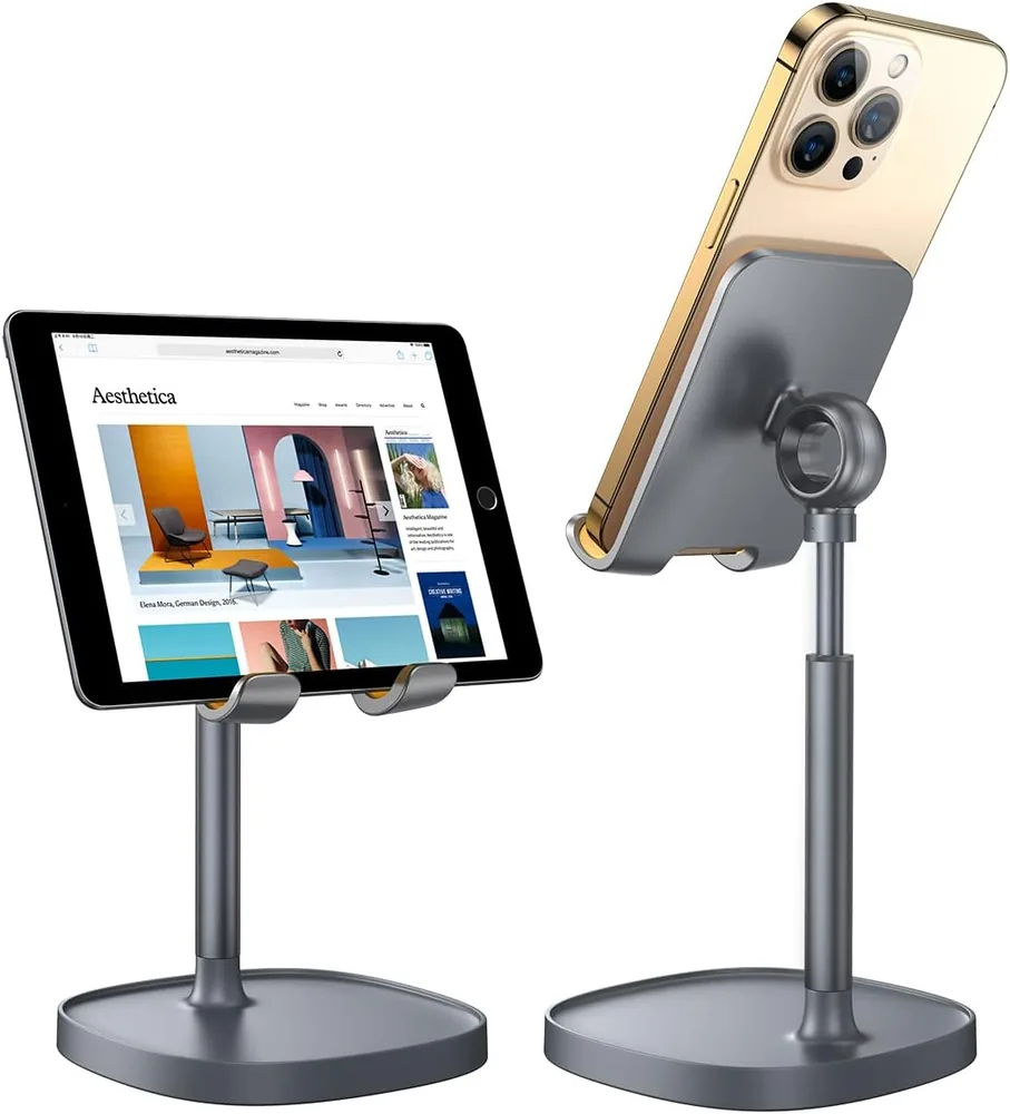LISEN Cell Phone Stand Adjustable Phone Holer for Switch Stand Fits All Mobile Phones Switch Kindle iPads product view