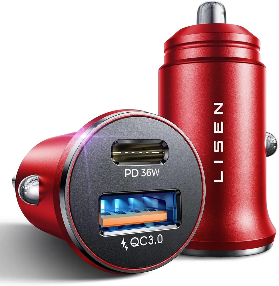 LISEN 2-Pack USB C Car Charger Adapter Fast Charge product view