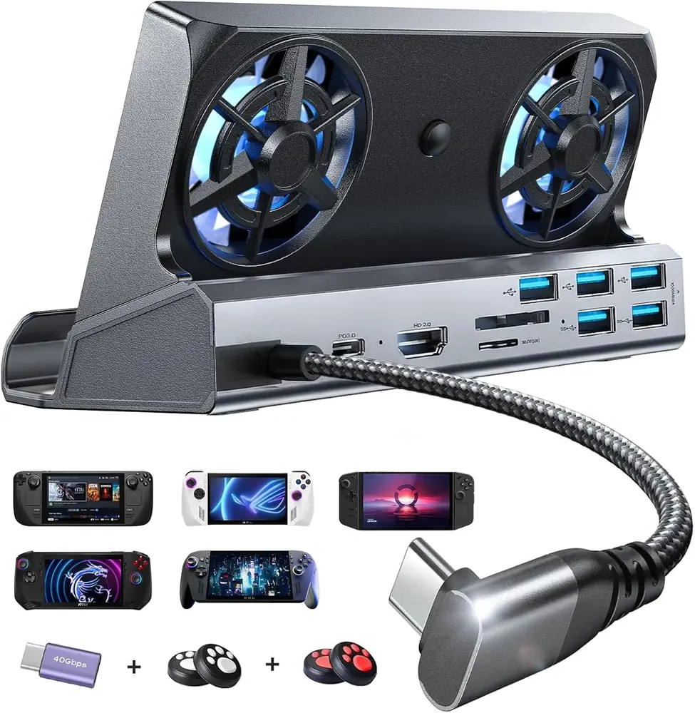 LISEN 10-IN-1 Docking Station for Steam Deck OLED&ROG Ally X&Legion Go product view