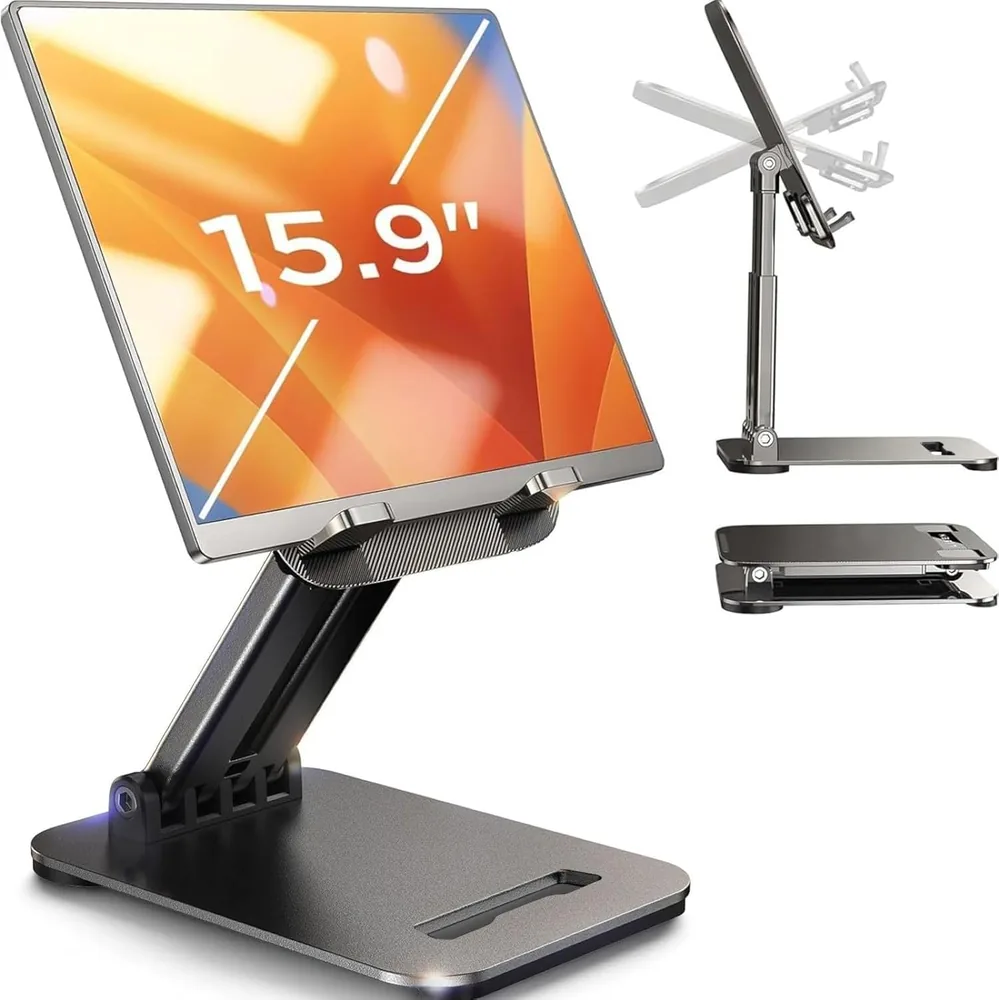 LISEN iPad Stand Tablet Holder for Desk, Kindle Accessories Stand for Apple product view