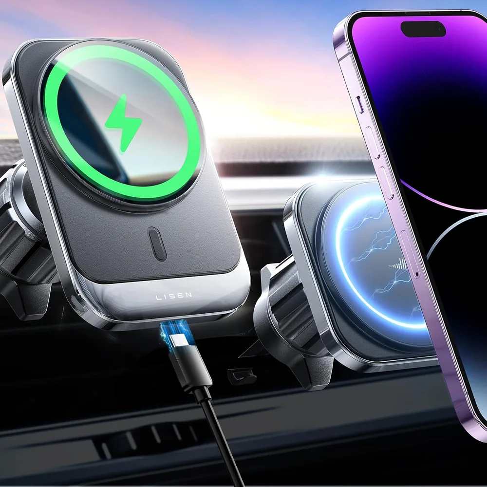 LISEN for 15W MagSafe Car Mount Charger product view