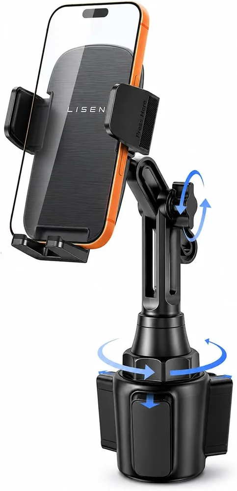 LISEN [Upgraded Version Cup Holder Phone Holder for Car product view