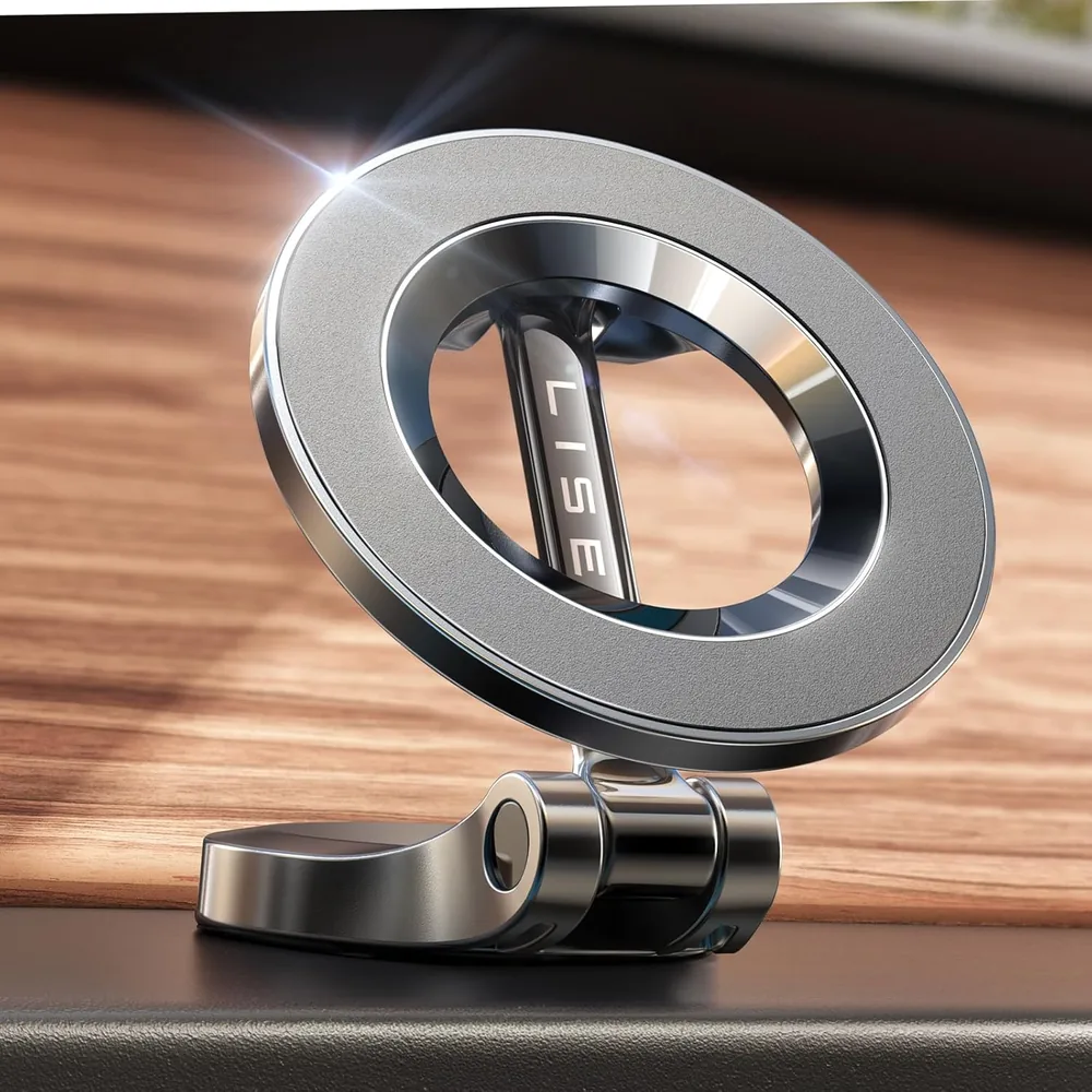 LISEN for MagSafe Car Mount for iPhone 18 Pro Max [24 Strong Magnets] Classic Magnetic Phone Holder for product view