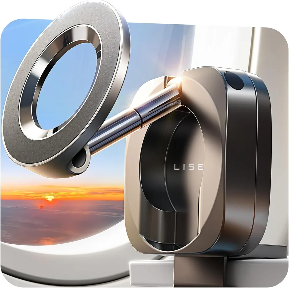 LISEN Airplane Travel Essentials for Flying Airplane Phone Holder for Desk product view