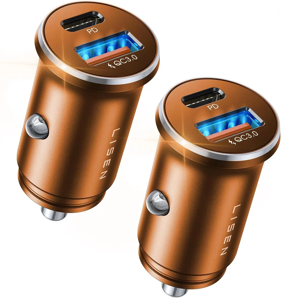 LISEN 54W Car Phone Charger USB C, Cigarette Lighter Adapter product view