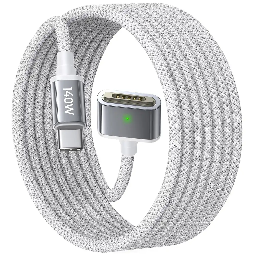 LISEN MacBook Charger USB-C to Magnetic 3 Cable (6.6FT) for M4/M3/M2 MacBook Pro Air M5 Charger product view