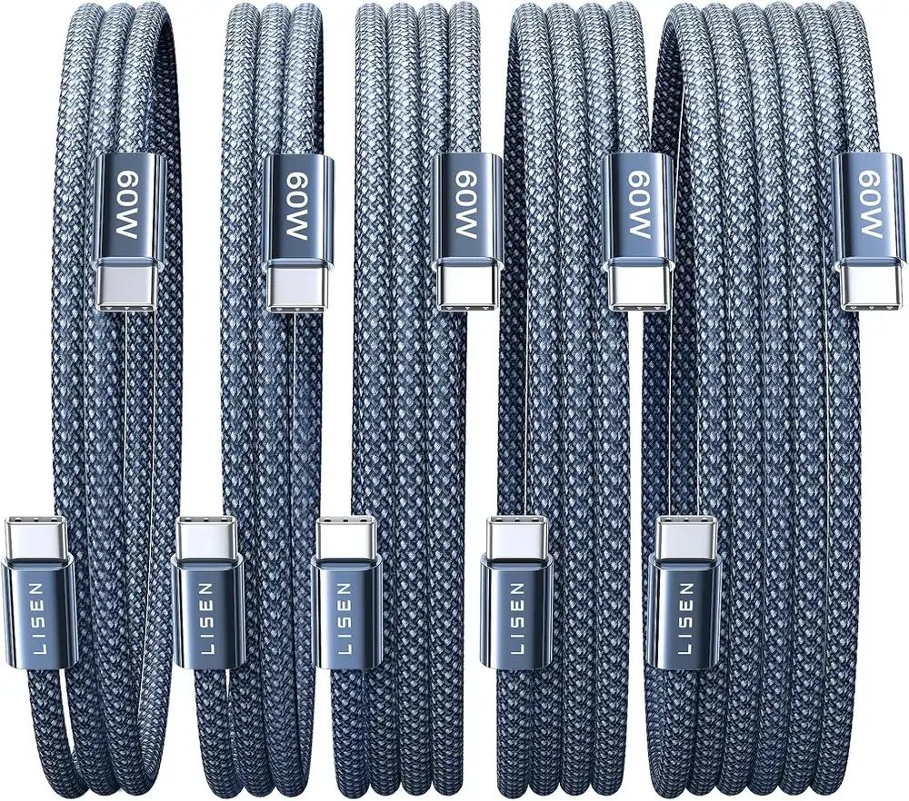 LISEN USB C Cable - Midnight · 30 Count