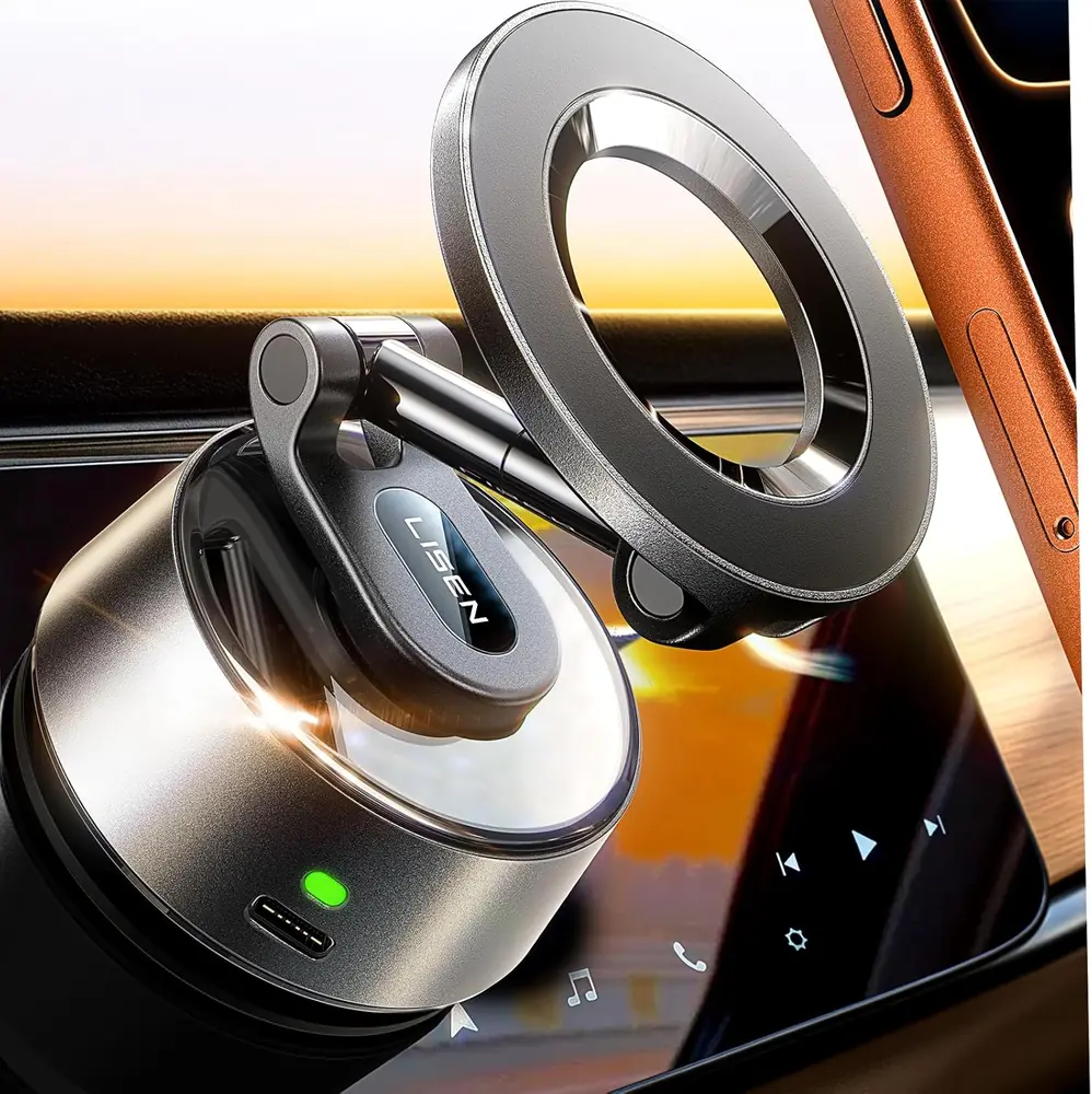 LISEN Suction Phone Mount for Car【Leaves No Residue】 product view