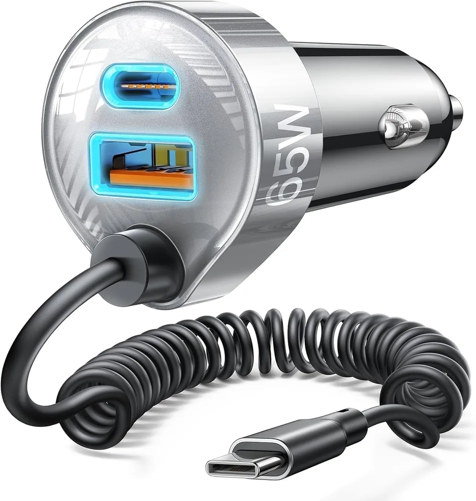 LISEN 65W for iPhone 17 Pro Max Car Charger USB C Fast Charging product view
