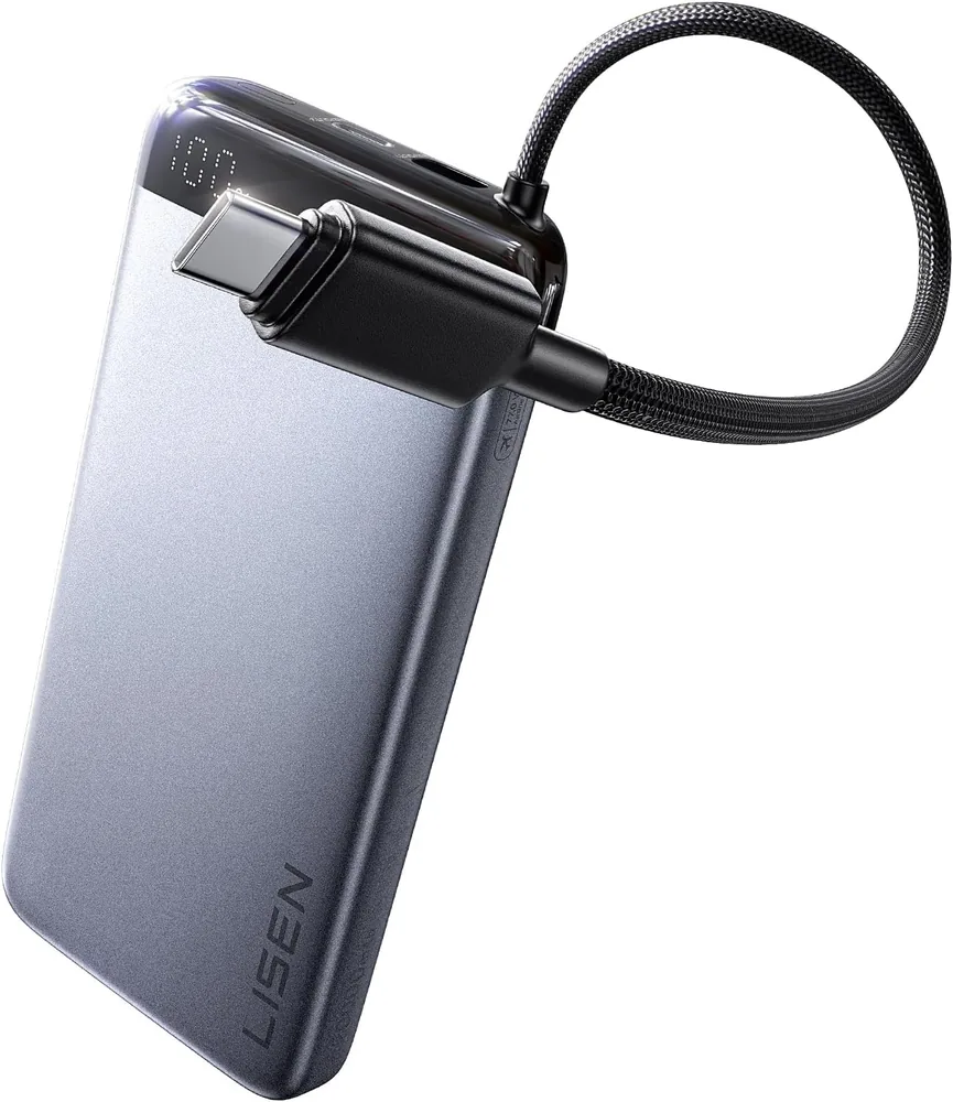 LISEN CCC Certified [Metal Alloy] 20000mAh Power Bank for 40+ Hours of Extra Power product view