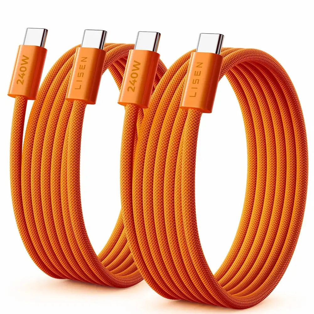 LISEN USB C to USB C Cable, 240W C to C Cable Fast Charging [6.6 FT product view