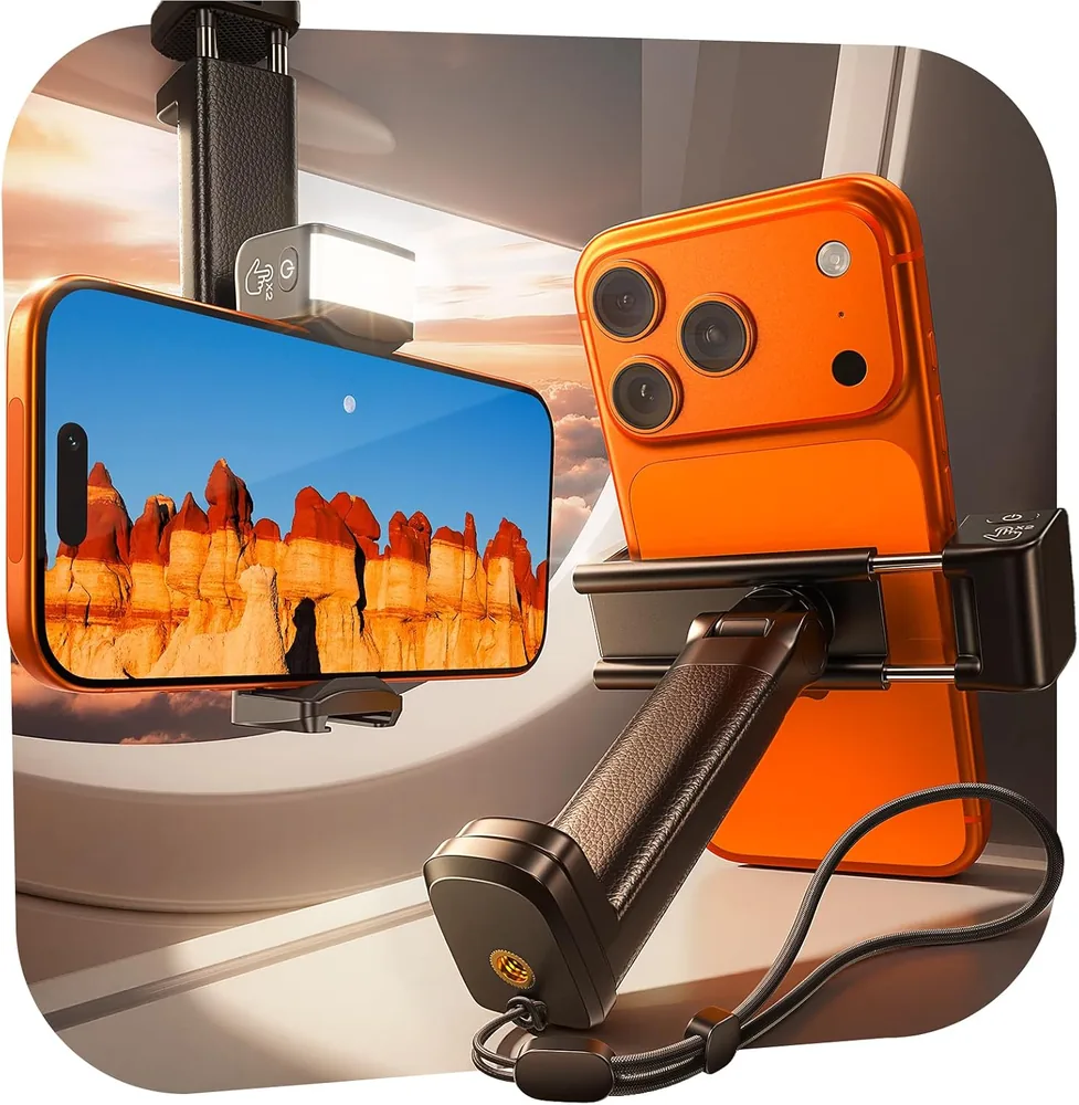 LISEN Airplane Travel Essentials (LED) Phone Stand Holder for Desk 2026 Airplane Gadgets 2026 Women Men product view