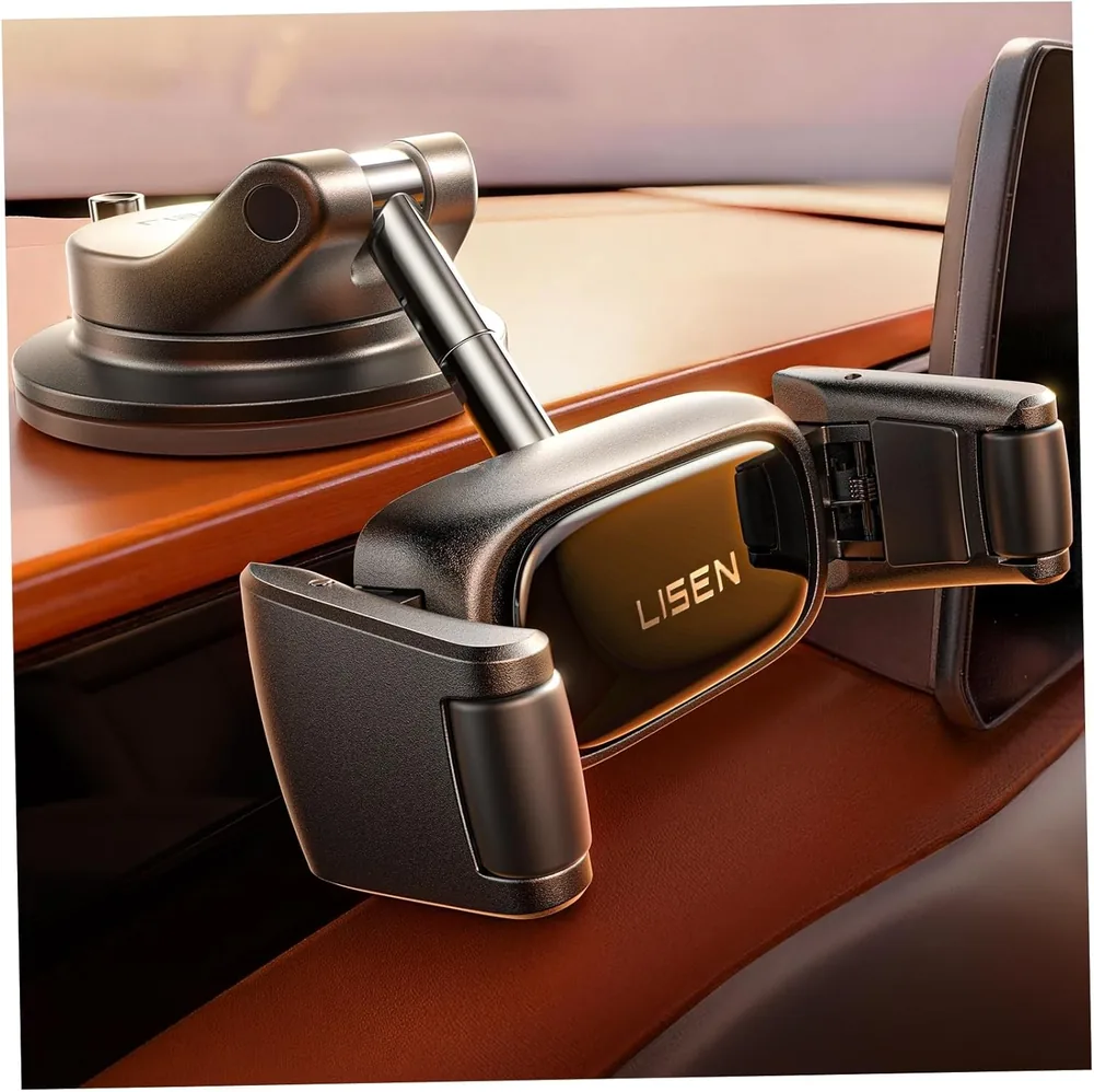 LISEN Suction Phone Mount for Car product view