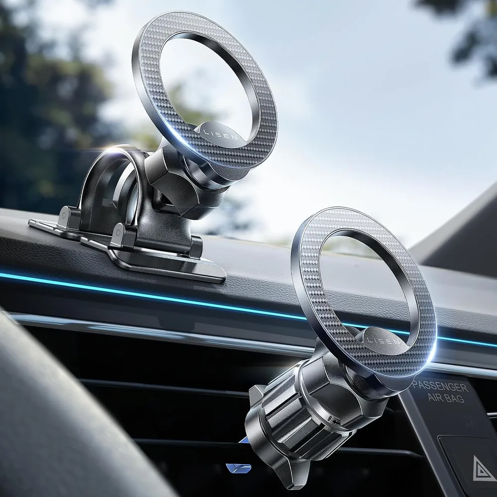 LISEN for iPhone 18 Pro Max Car Mount Holder Magnets Magnetic for MagSafe Car Mount Vent Dashboard Magnet product view