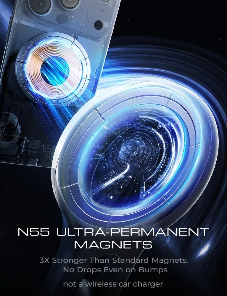 LISEN Upgraded for MagSafe Car Mount feature view for Carbon Fiber